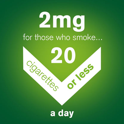Nicorette Gum 2 mg Nicotine Gum Sugar-free, Fresh Mint Flavour, 30 Pieces
